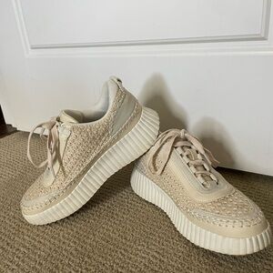 Jellypop platform crochet sneakers size 8